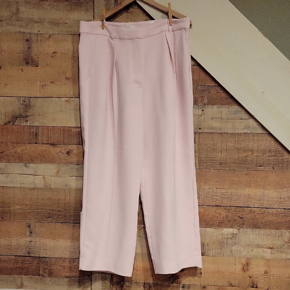 Banana Republic Women's Light Pink Wide Leg Pants